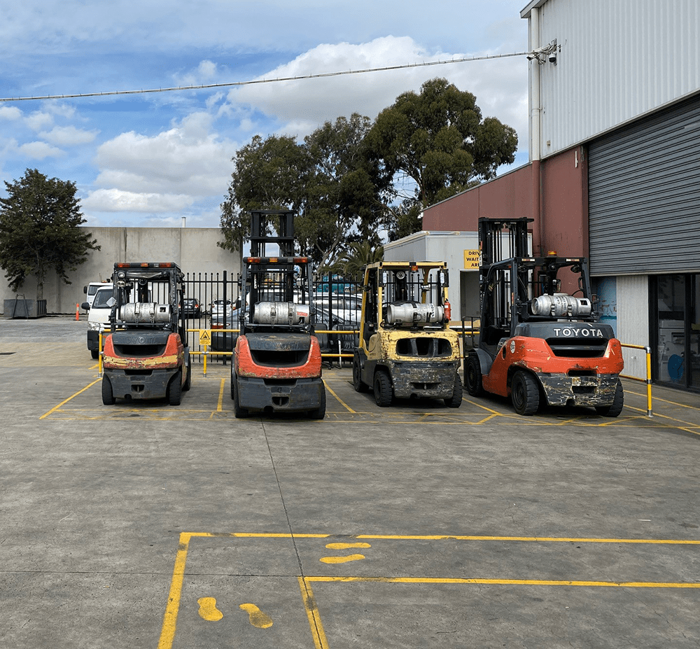 Forklift zone