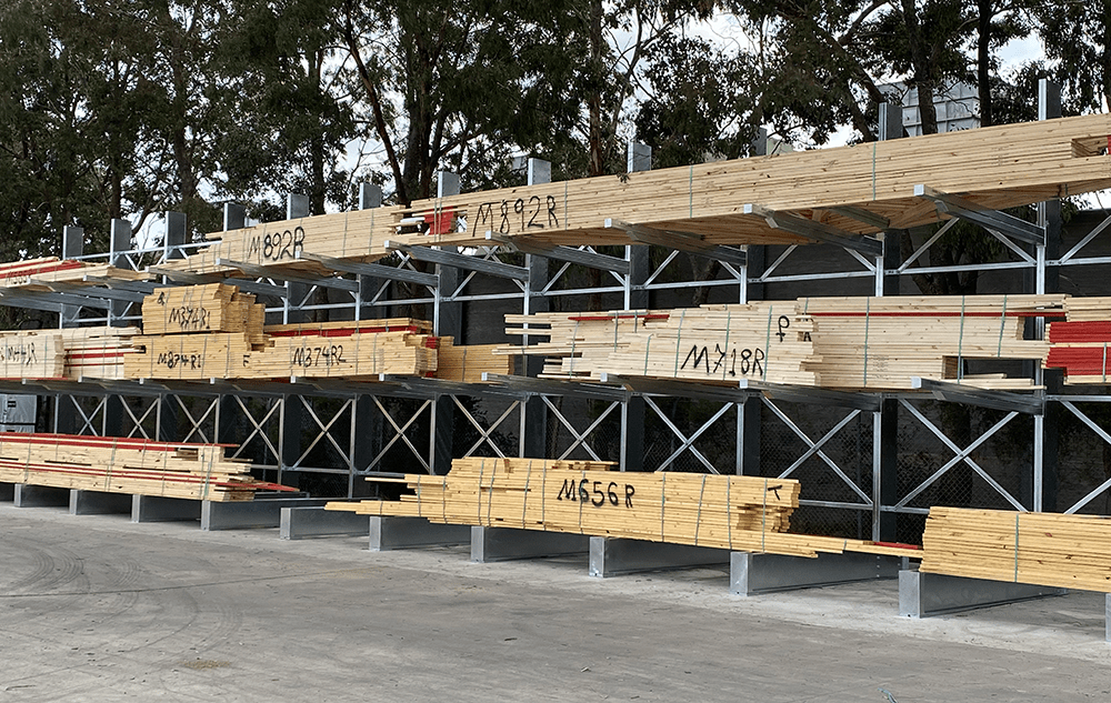 Outside racking